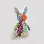 RETIRED - Hutch Studio - Bunny in Blue Stripes- One Of A Kind Bunny