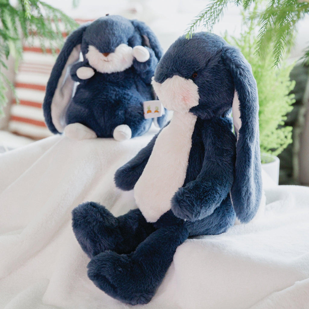 RETIRED - Little 12” Floppy Nibble Bunny - Starry Night Blue