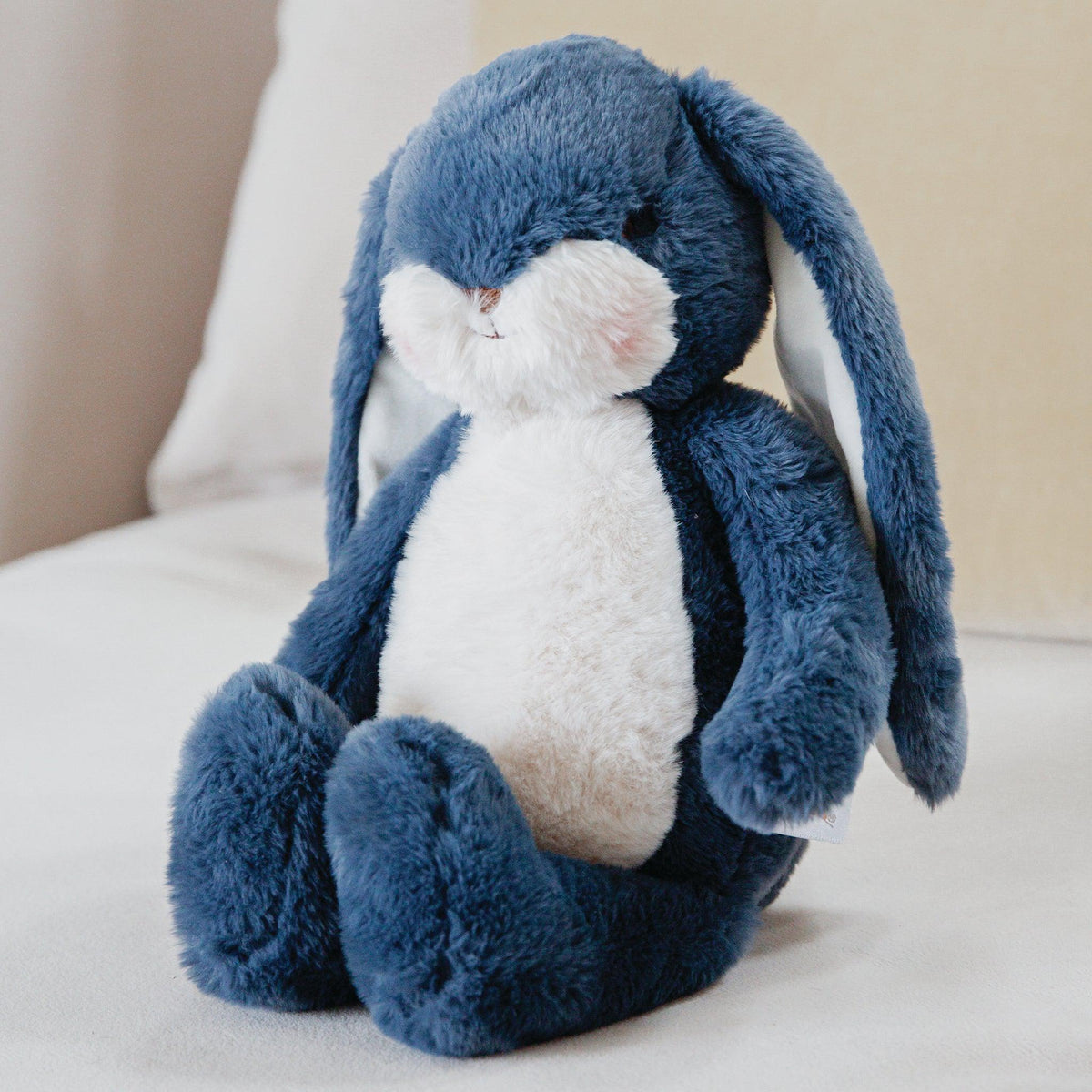 RETIRED - Little 12” Floppy Nibble Bunny - Starry Night Blue