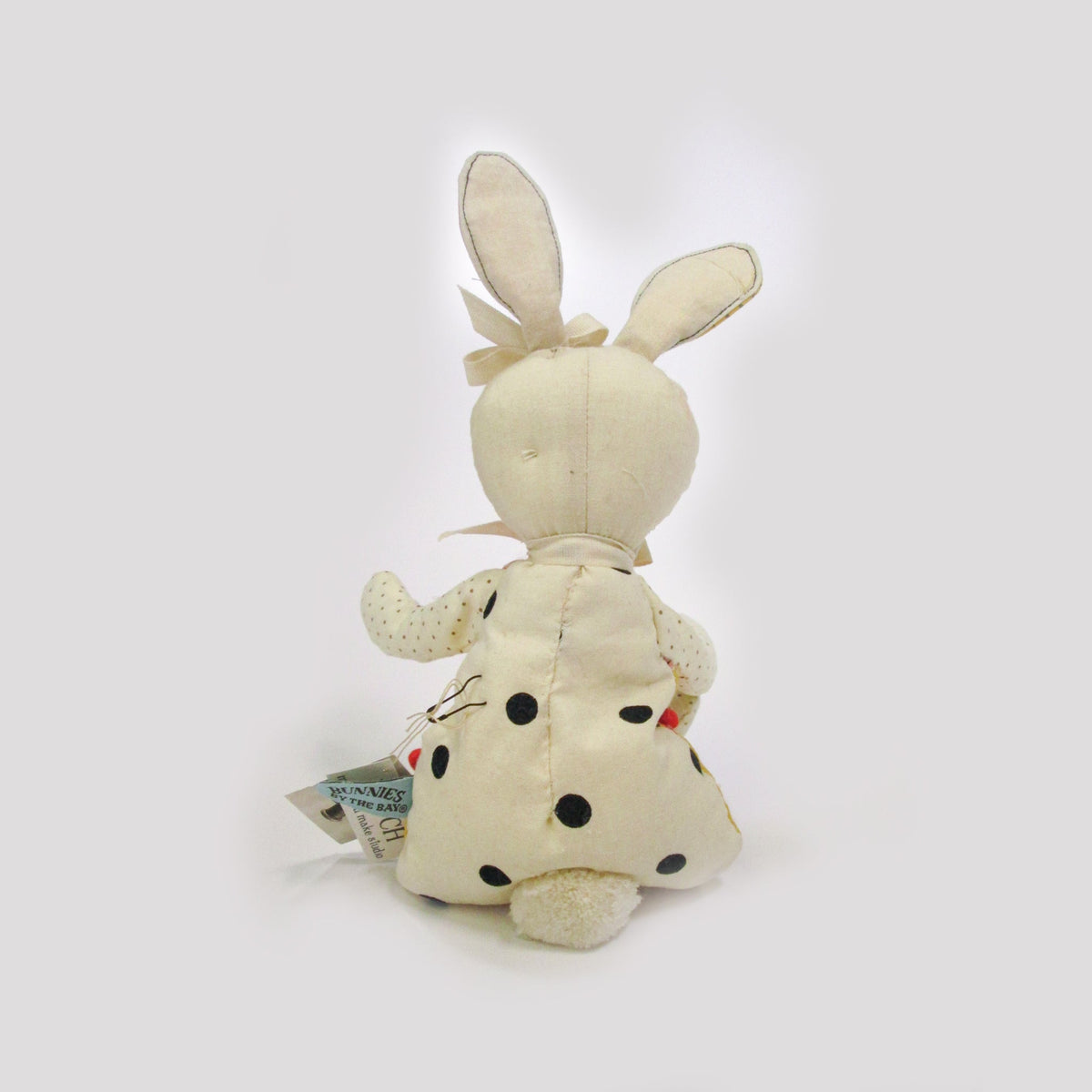 RETIRED - Hutch Studio - Yellow Floral Bunny - One Of A Kind Bunny