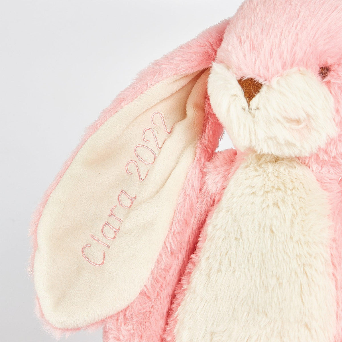RETIRED - Sweet Floppy Nibble 16 Bunny - Coral Blush