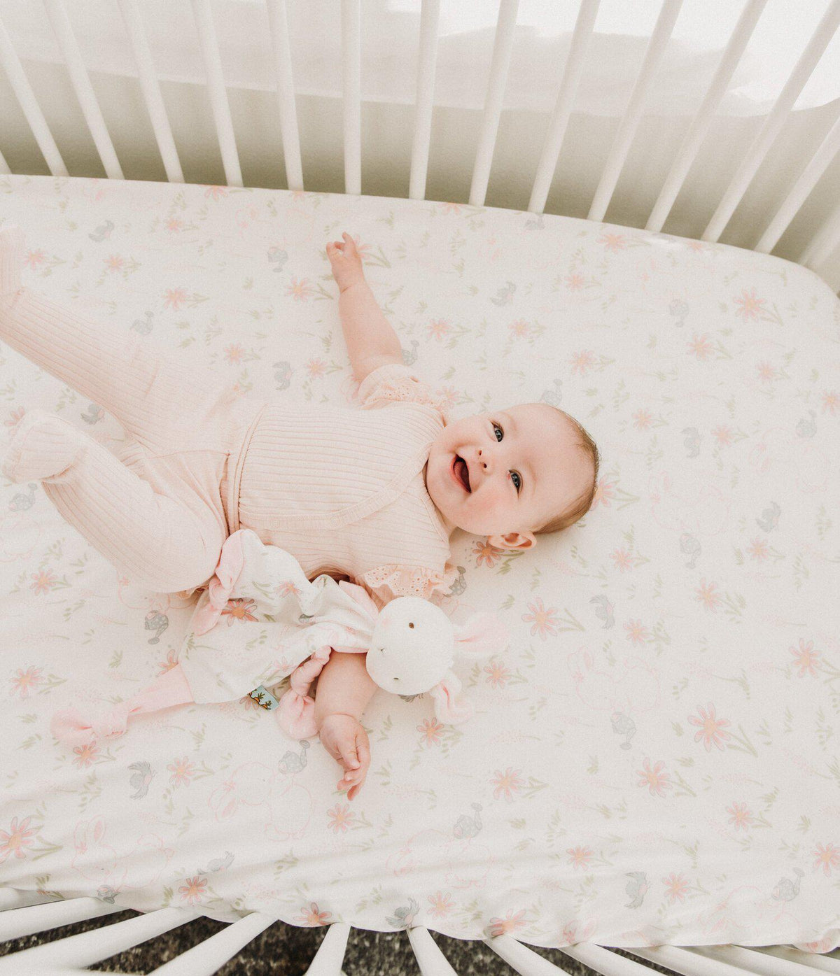 RETIRED - Friendship Blossoms Crib Sheet