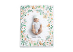 Personalized Milestone Baby Blanket