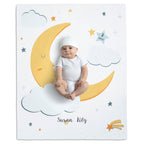 Personalized Milestone Baby Blanket