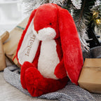 Little 12” Floppy Nibble Bunny - Cranberry