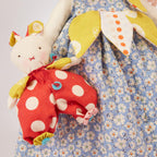 RETIRED - Hutch Studio - Belle Bluebell & Bun Bun - Make and Mend One of a Kind Doll