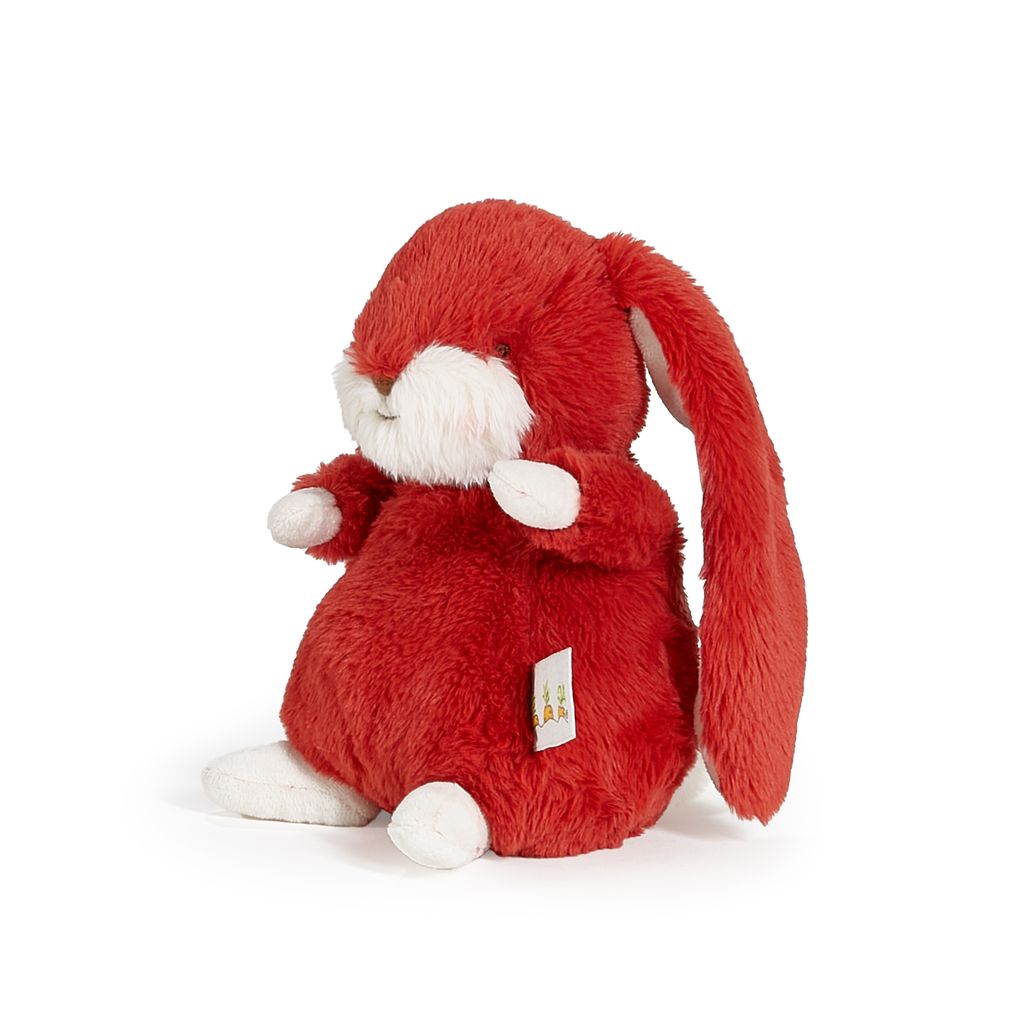 RETIRED - Tiny 8” Nibble Bunny - Cranberry