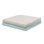 100% Cotton Muslin Baby Receiving Blankets - 2 Pack