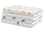 100% Cotton Flannel Baby Receiving Blankets - 4 Pack