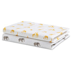 100% Cotton Flannel Baby Receiving Blankets - 2 Pack