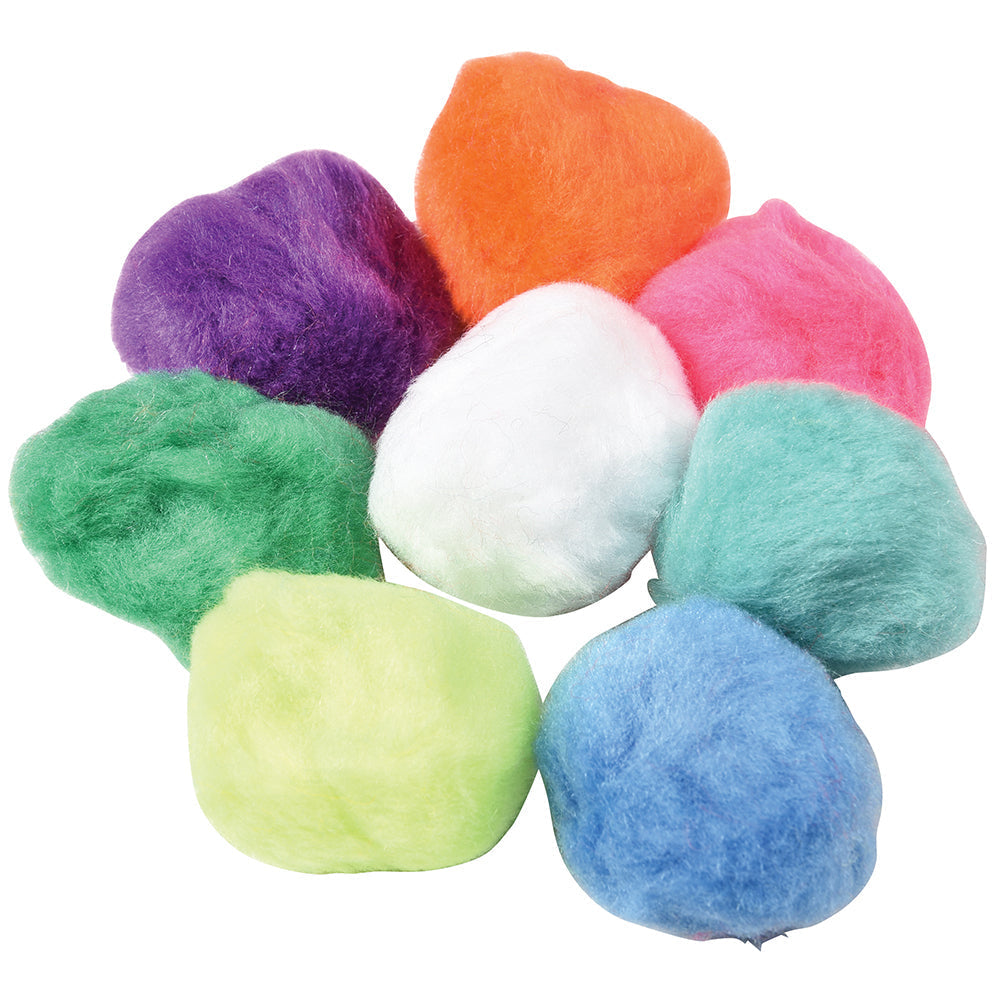 Pound of Pom Poms | Assorted Colors & Sizes for Arts, Crafts, and Sensory Play