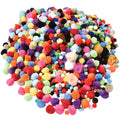 Pound of Pom Poms | Assorted Colors & Sizes for Arts, Crafts, and Sensory Play