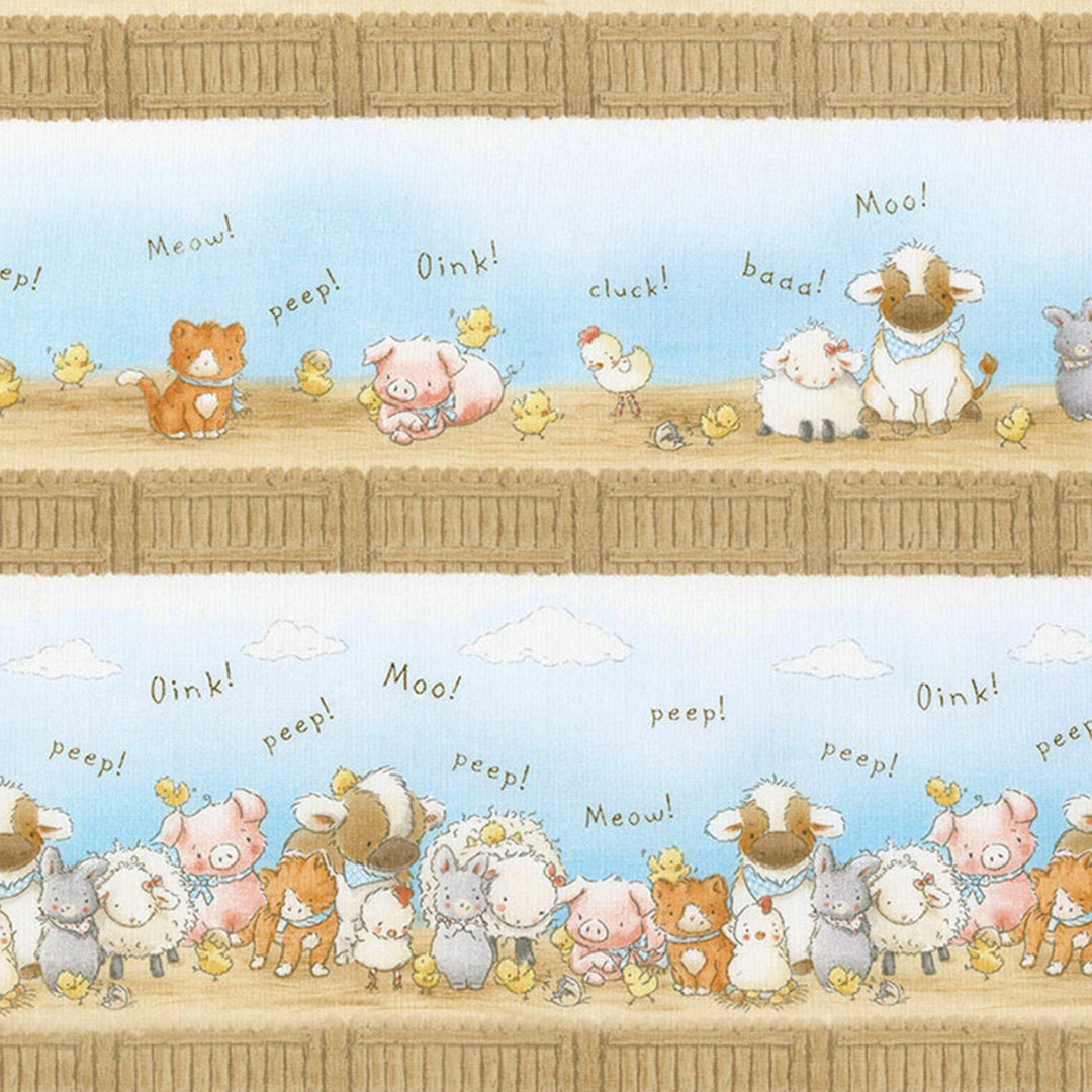 RETIRED - Fabric - Good Friend Farm Collection - Farm Stripe - 1/4 yd