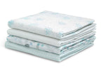100% Cotton Muslin Baby Receiving Blankets - 4 Pack