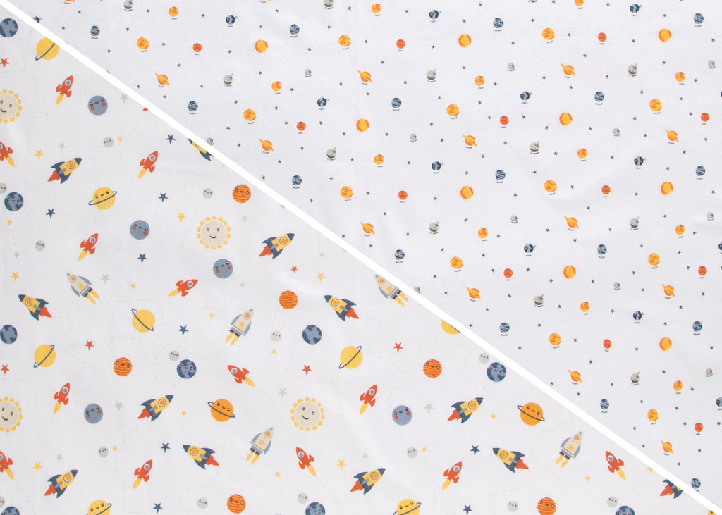 100% Cotton Flannel Baby Receiving Blankets - 2 Pack