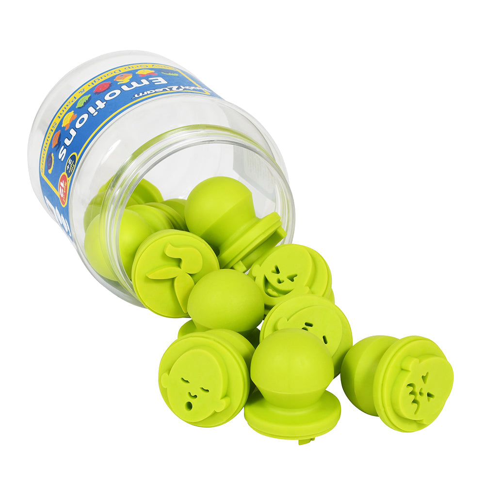 Easy Grip Stampers with Emotional Facial Expressions