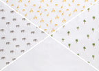 100% Cotton Flannel Baby Receiving Blankets - 4 Pack