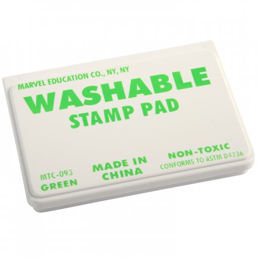 Washable Stamp Pad Bundle | Set of 4 Non-Toxic Ink Pads in Bright Colors