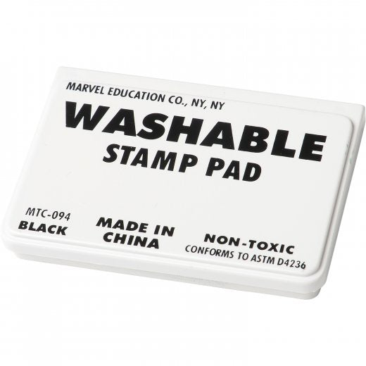 Washable Stamp Pad Bundle | Set of 4 Non-Toxic Ink Pads in Bright Colors
