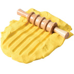 Clay Impression Rollers | Set of 6 Patterned Wooden Rolling Pins