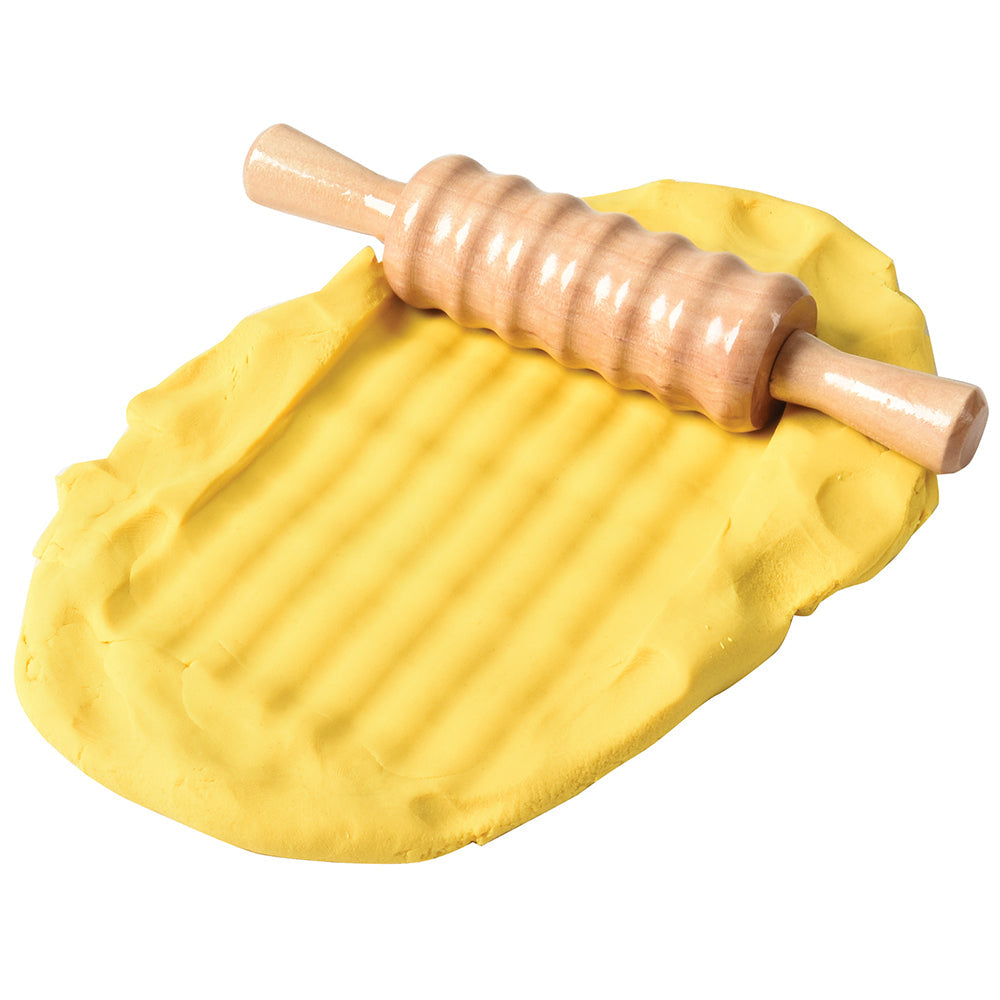 Clay Impression Rollers | Set of 6 Patterned Wooden Rolling Pins