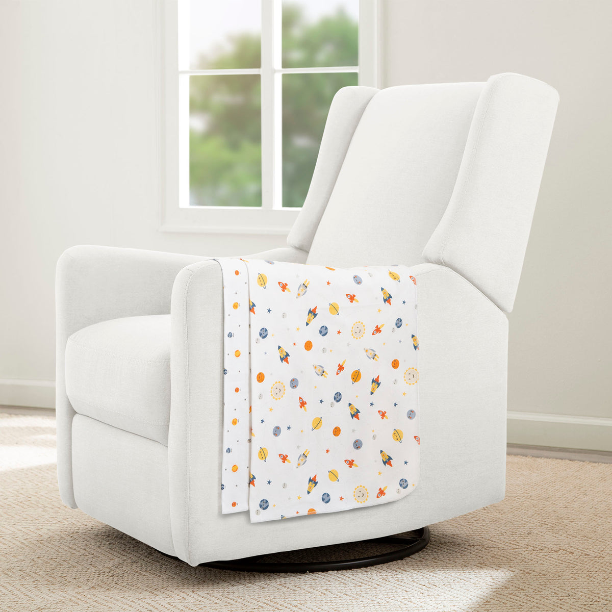 100% Cotton Flannel Baby Receiving Blankets - 2 Pack