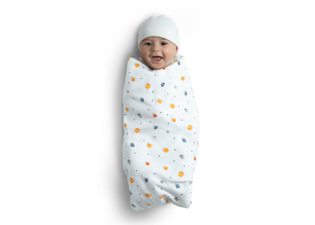 100% Cotton Flannel Baby Receiving Blankets - 2 Pack
