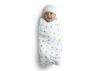 100% Cotton Flannel Baby Receiving Blankets - 2 Pack