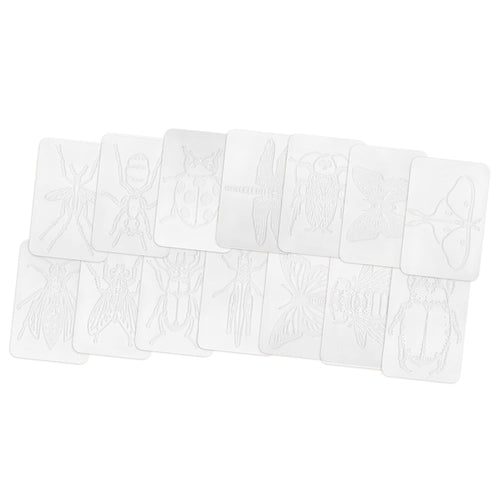 16-Piece Insect Rubbing Plates Set | Hands-On Texture Art & STEM Craft Kit