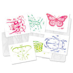 16-Piece Insect Rubbing Plates Set | Hands-On Texture Art & STEM Craft Kit