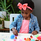 Pound of Pom Poms | Assorted Colors & Sizes for Arts, Crafts, and Sensory Play