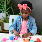 Pound of Pom Poms | Assorted Colors & Sizes for Arts, Crafts, and Sensory Play