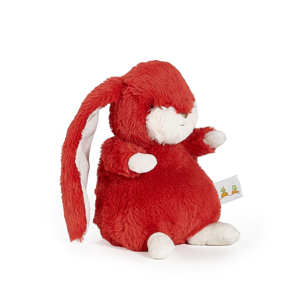 RETIRED - Tiny 8” Nibble Bunny - Cranberry