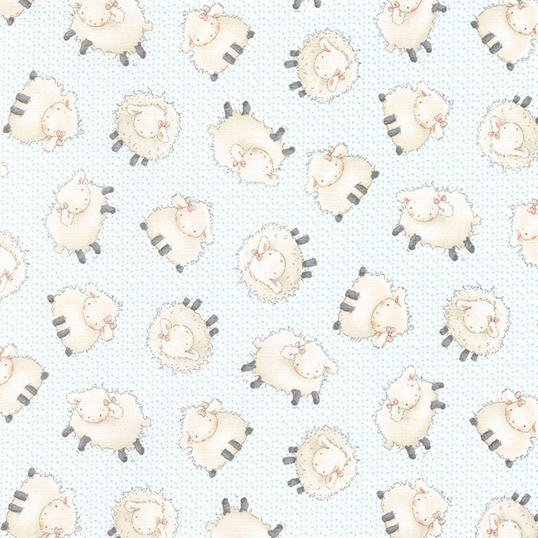 RETIRED - Fabric - Good Friends Farm Collection -  Sheep - 1/4 yd