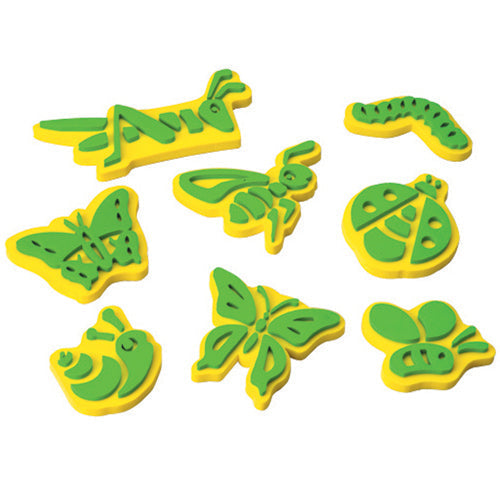 Jumbo Bug Stampers 8-Piece Set | Chunky Insect-Themed Stamps