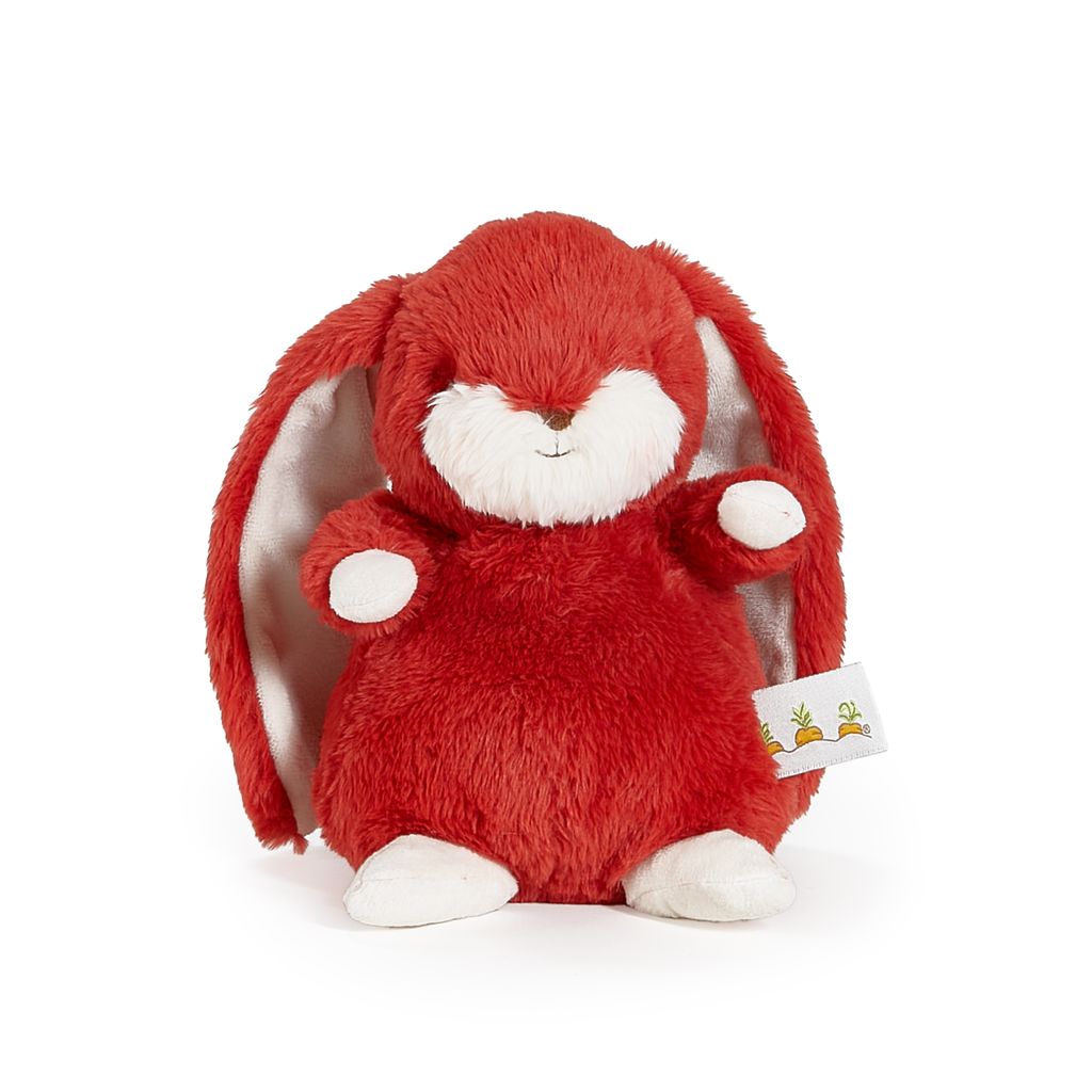 RETIRED - Tiny 8” Nibble Bunny - Cranberry